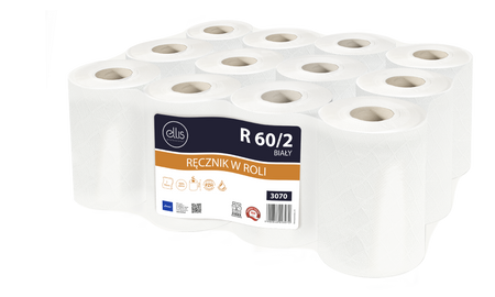 Ręcznik papierowy Ellis Professional R 60/2 12 rolek Lamix