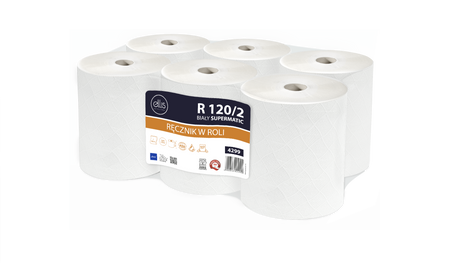 Ręcznik papierowy Ellis Professional R 120/2 Supermatic 6 rolek Lamix