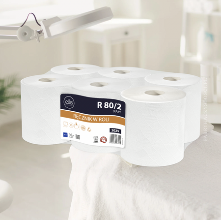 Ręcznik papierowy Ellis Professional R 80/2 6 rolek Lamix