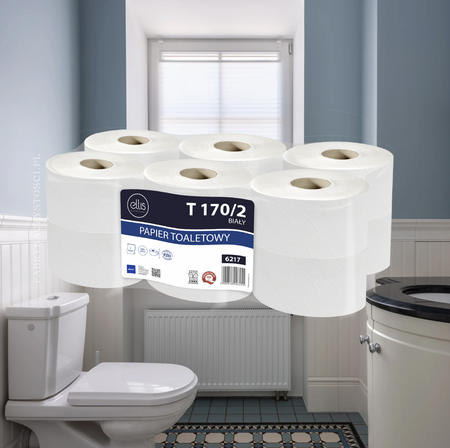 Ellis Professional Papier toaletowy T 170/2 12 rolek Lamix