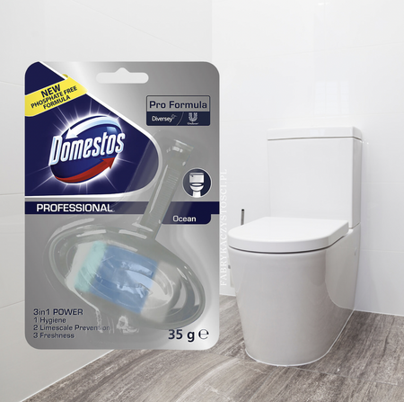 Domestos Pro Formula kostka zawieszka do wc toaletowa 