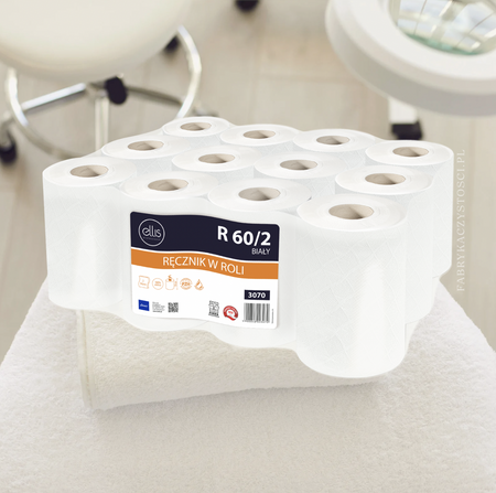 Ręcznik papierowy Ellis Professional R 60/2 12 rolek Lamix