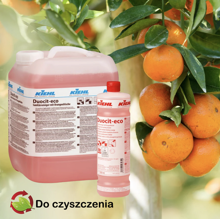 Pomarańczowy płyn do mycia sanitariatów Kiehl Duocit-eco 10l