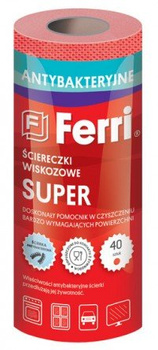 Ściereczka z wiskozy antybakteryjna kuchnia 40 szt