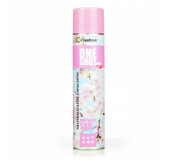 Freshtek ONE SHOT Neutralizator Zapachów Kwitnący Sad 600ml