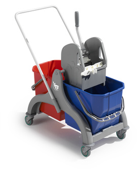 Wózek z wiadrami 2x15l 2 sztuki + GRATIS