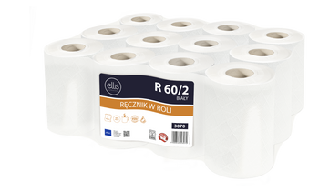 Ręcznik papierowy Ellis Professional R 60/2 12 rolek Lamix