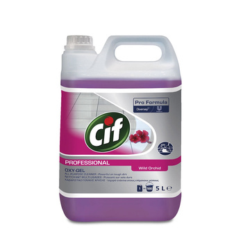 Cif Pro Formula Oxygel Wild Orchid 5L - skoncentrowany preparat do mycia podłóg i innych wodoodpornych powierzchni zmywalnych