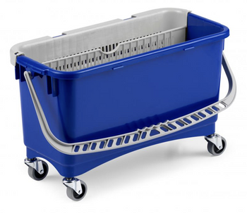 Wiadro do mycia okien szyb z odciskarką 20l ma kółkachTTS