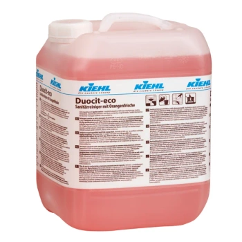 Pomarańczowy płyn do mycia sanitariatów Kiehl Duocit-eco 10l