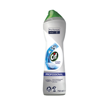 Cif Professional Cream - Mleczko do czyszczenia z mikrokryształkami 750 ml